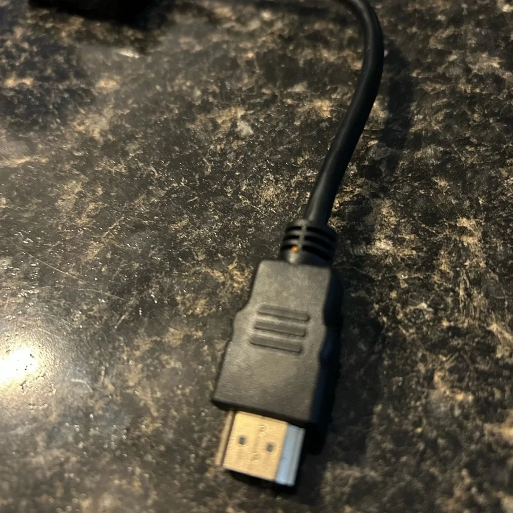 GE Black HDMI to VGA Adapter 33588